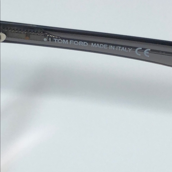 Tom Ford Gray Rectangular Glasses with Ombré Effect - Picture 3 of 5